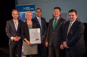 ATLANTIC Hotel Sail City: Bremerhavener Hotel eins der vier umweltorientiertesten Unternehmen im Land Bremen / ATLANTIC Hotel SAIL City punktet beim Bremer Umweltpreis 2017 mit Nachhaltigkeitsstrategie