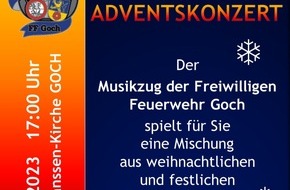 Freiwillige Feuerwehr der Stadt Goch: FF Goch: Adventskonzert der Feuerwehrkapelle