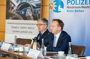 Kreispolizeibehörde Borken: POL-BOR: Verkehrsunfallentwicklung des Jahres 2018 mit positiven wie negativen Tendenzen