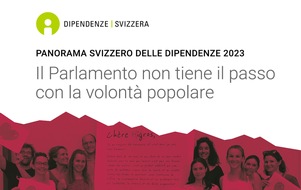 Sucht Schweiz / Addiction Suisse / Dipendenze Svizzera: Il Panorama Svizzero delle Dipendenze 2023 / Il parlamento non tiene il passo con la volontà popolare