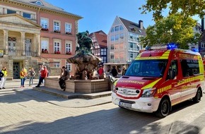 Feuerwehr Detmold: FW-DT: Ausgelöste Brandmeldeanlage im Detmolder Rathaus