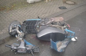 Polizei Düren: POL-DN: Kradfahrer geriet auf Gegenfahrbahn