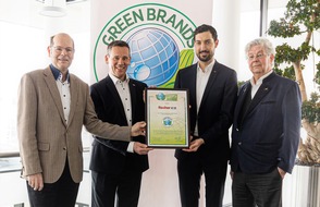 GREEN BRANDS Organisation: Die fischerwerke als GREEN BRAND Germany ausgezeichnet
