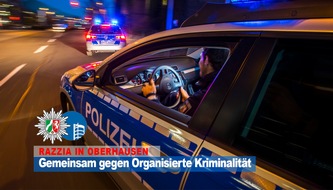 Polizeipräsidium Oberhausen: POL-OB: Schwerpunktaktion gegen Organisierte Kriminalität in Oberhausen