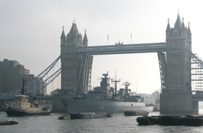 Presse- und Informationszentrum Marine: Deutsche Marine - Pressemeldung: "Brandenburg" in London - nach über fünf Jahren erster Besuch einer deutschen Fregatte