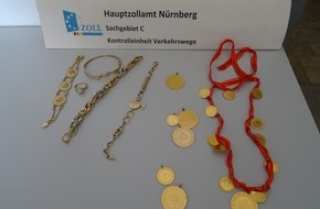 Hauptzollamt Nürnberg: HZA-N: Nürnberger Zoll stößt auf Gold