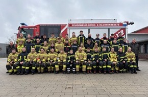 Kreisfeuerwehr Oldenburg: FW-OLL: Erfolgreicher Abschluss der Grundausbildung bei der Feuerwehr