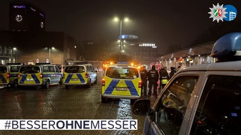Polizeipr&auml;sidium Oberhausen: POL-OB: Gemeinsam gegen Messergewalt: Gro&szlig;angelegter Polizeieinsatz in Oberhausen