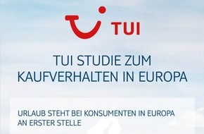 TUI AG: Studie: Urlaub steht an erster Stelle bei Europas Konsumenten
