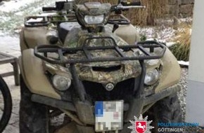Polizeiinspektion Göttingen: POL-GÖ: (458/2024) Serie von Quad-Diebstählen beschäftigt die Polizei in Hann. Münden. Ermittler bitten um Hinweise aus der Bevölkerung
