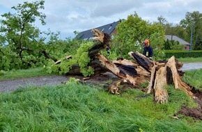 FFW Gemeinde Schwalmtal: FFW Schwalmtal: Unwetterfront zog kurzzeitig über Schwalmtal