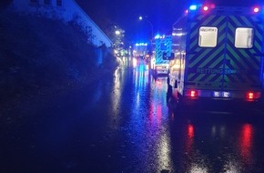Freiwillige Feuerwehr Lage: FW Lage: TH 1 / VU PKW - 11.11.24 - 19:07 Uhr