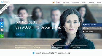 AEQUIFIN GmbH und Co. KGaA: Pressemeldung: Erfolgreiche Prozessfinanzierungen über die Internet-Plattform AEQUIFIN
