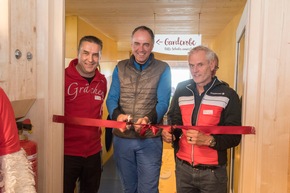 Eröffnung des grössten topmodernen Familien-Bergrestaurants der Schweiz in Grächen