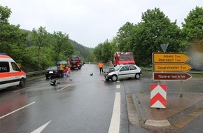 Polizeidirektion Kaiserslautern: POL-PDKL: Unfall mit leichtverletzter Person