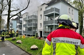 Feuerwehr Bochum: FW-BO: Wohnungsbrand in Bochum Weitmar fordert einen Schwerverletzten