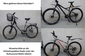 Polizeiinspektion Stade: POL-STD: Polizei Stade sucht Fahrradeigentümer