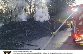 Feuerwehr München: FW-M: Zwei Brände in kurzer Zeit (Moosach/Ludwigsfeld)