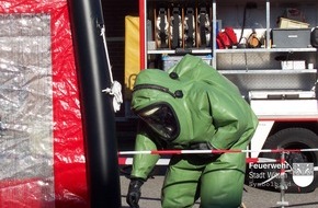 Feuerwehr Witten: FW Witten: Chlorgasalarm am Freibad. Zum Gl&uuml;ck keine Feststellung