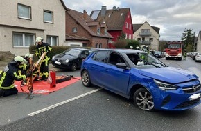 Feuerwehr Bochum: FW-BO: Verkehrsunfall in der Gartenstraße am Sonntagmorgen