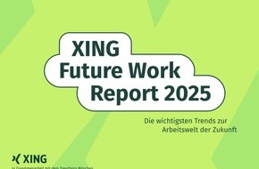 New Work SE: XING Future Work Report - XING präsentiert die wichtigsten Trends: So sieht die Arbeitswelt 2040 aus