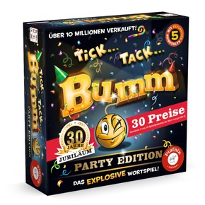10.000.000stes "Tick Tack Bumm": Der Partyspiel-Klassiker sorgt bei Piatnik für Partystimmung!