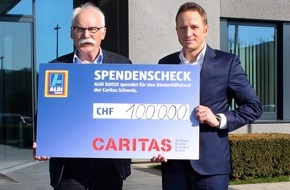 Caritas Schweiz / Caritas Suisse: ALDI SUISSE soutient Caritas dans la lutte contre la pauvreté des enfants