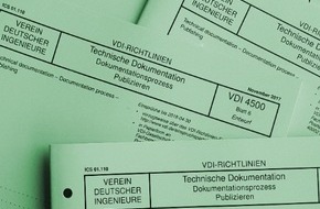 VDI Verein Deutscher Ingenieure e.V.: VDI-Pressemitteilung: Hilfe bei Technischer Dokumentation