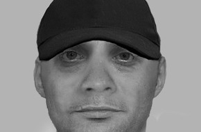Polizei Düsseldorf: POL-D: Freitag, 9. April 2010, 18.20 Uhr - Heerdt - Unbekannter bedrohte Bäckereiangestellte mit Messer und flüchtete mit den Tageseinnahmen - Polizei fahndet mit Phantombild