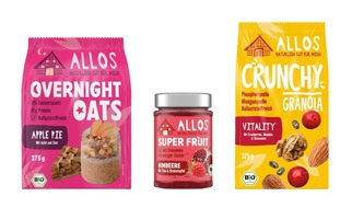 Allos Hof-Manufaktur: Presseinfo: Allos zeigt mit Overnight Oats, Wellbeing Granolas und Super Fruit, wie nat&uuml;rlicher Fr&uuml;hst&uuml;cksgenuss heute schmeckt
