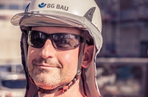 BG BAU Berufsgenossenschaft der Bauwirtschaft: Rette deine Haut - Aktionstage der BG BAU zum Schutz vor UV-Strahlung