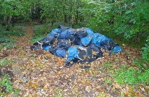 Polizeidirektion Bad Segeberg: POL-SE: Wedel - Müllablagerung im Eggernkamp