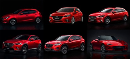 Mazda: Mazda setzt Farbtrend mit Rubinrot Metallic