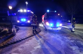 Freiwillige Feuerwehr Reichenau: FW Reichenau: Dieselspur auf Strasse abgestreut, Reichenau-Mittelzell/Niederzell, 30.11.2024