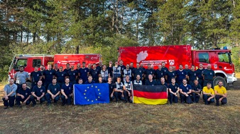 Feuerwehr und Rettungsdienst Bonn: FW-BN: 4. Folgemeldung und Schlussmeldung: EU-Waldbrandmodul beendet Einsatz in Serbien - 11 Tage Waldbrandbek&auml;mpfung in der Deliblatska Pescara