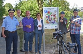Polizei Essen: POL-E: Essen: "Gemeinsam mit Rücksicht" - neue Infotafeln an den Fahrradtrassen