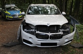 Polizei Minden-Lübbecke: POL-MI: Gestohlener BMW ausgeschlachtet am Wittekindsberg aufgefunden
