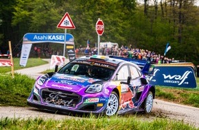 Ford-Werke GmbH: Mit flotten Flundern durchs flache Flandern: M-Sport Ford schickt drei Puma Hybrid Rally1 zur WM-Rallye Belgien