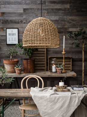 Lichtideen im Natural-Rustic-Chic | Lampenwelt.de präsentiert sanftes Licht mit rauem Charme