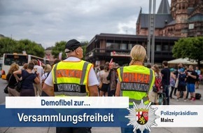 Polizeipräsidium Mainz: POL-PPMZ: Mainz - Friedlicher Versammlungsverlauf