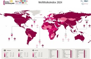 Bündnis Entwicklung Hilft: WeltRisikoBericht 2024: Dringender Handlungsbedarf in Zeiten multipler Krisen