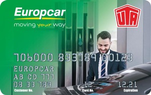 Europcar Mobility Group: Europcar führt zusammen mit UTA Tankkarte für Langzeitangebote ein