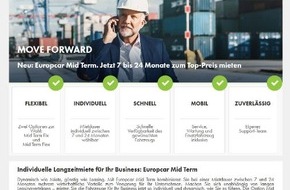 Europcar Mobility Group: Europcar erweitert Mid Term Produktfamilie um Pkw:  Flexible Langzeitmiete für Unternehmen jeder Größe