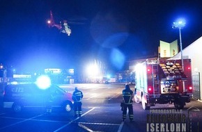 Feuerwehr Iserlohn: FW-MK: Person vom Balkon gestürzt