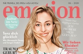 EMOTION Verlag GmbH: Angelique Kerber: "Ich muss in allem, was ich mache, einen Sinn sehen"