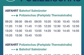 Polizeipräsidium Osthessen: POL-OH: Große Polizeischau am Samstag in Bad Soden-Salmünster!