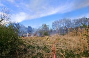Feuerwehr Konstanz: FW Konstanz: Vegetationsbrand