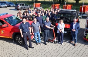 Kreisfeuerwehr Oldenburg: FW-OLL: Fachzug Vegetationsbrandbekämpfung erfolgreich alarmiert und erprobt
