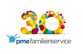 pme Familienservice: pme Familienservice feiert Jubiläum: seit 30 Jahren das Original!