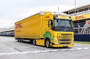DHL Group: PM: DHL erneuert Partnerschaft mit Formel 1® und verdoppelt mit Biokraftstoff betriebene Lkw-Flotte / PR: DHL renews partnership with Formula 1® and doubles biofuel-powered truck fleet